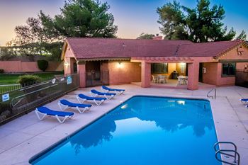 Resort style swimming pool